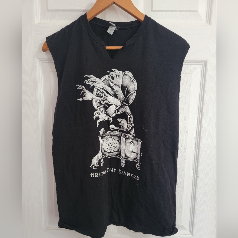 Bridge City Sinners Band T Shirt Muscle Tee